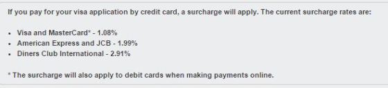 Payment Method Charges